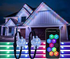 Misrabbit 30MM 0.96W 12Vジェムストーンパーマネント屋外ライト3 LED防水クリスマスRgbw Surplifeアプリとトラック付き - Product Image 5