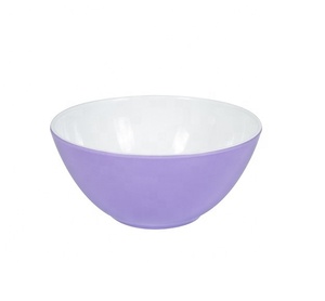 Juego <span class=keywords><strong>de</strong></span> cena <span class=keywords><strong>de</strong></span> <span class=keywords><strong>melamina</strong></span> personalizado <span class=keywords><strong>de</strong></span> 16 piezas <span class=keywords><strong>de</strong></span> dos tonos blanco púrpura lluvia <span class=keywords><strong>para</strong></span> acampar y fiesta sirve a <span class=keywords><strong>4</strong></span> <span class=keywords><strong>personas</strong></span> - Product Image 4