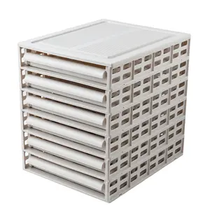 DLL235 tavole per vestiti pieghevoli tipo di cassetto armadio per vestiti multistrato scatola di immagazzinaggio pigra in plastica