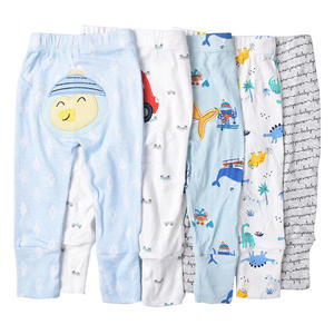 Pantalons pour enfants, bébés garçons et filles, vêtements décontractés en coton pour tout-petits, design aléatoire, 5 pièces, pantalons longs pour bébés - Product Image 3