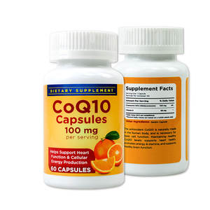 Label pribadi CoQ10 mendukung fungsi jantung dan produksi energi seluler suplemen diet 400mg CoQ 10 Kapsul Softgel - Product Image 1
