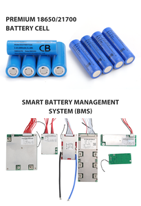 แบตเตอรี่ลิเธียมไอออนแบบชาร์จได้เอง ขนาด 12v 24v 36v 48v 52v 60v 72v 10Ah 20Ah 30Ah 40Ah 60Ah 100Ah - Product Image 2