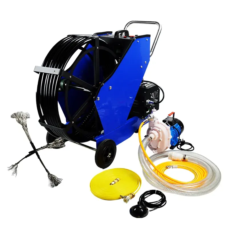 Grease duct cleaning equipment and kitchen duct cleaning machine for 100-800mm kitchen duct cleaning