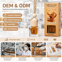 Diffuseur d'huiles essentielles pour voiture, flacon en verre de 8 ml avec bouchon en bois, parfum longue durée, fragrance naturelle pour voiture