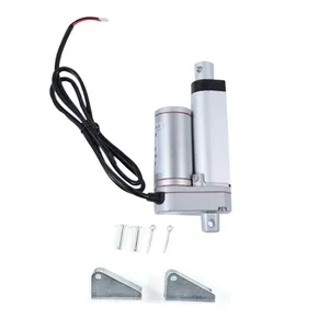 12V 24VDC max thrust 1000-1500N 5-60mm/s speed with Limit Switch Linear Actuator Electric Cylinder with Mounting Brackets