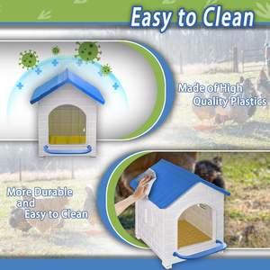 Vendita calda degli Stati Uniti 10 XL colpo di stato grande e grande piccola casa a piedi per 20 polli gestito al coperto pollaio di plastica - Product Image 2