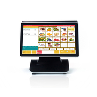 Ordre Système Alimentaire PC Tout en Un Ordinateur Tactile Win10 ou Linux Point de Vente Affichage Pos Logiciel Tablette Terminal Dispositif 15.6 pouces