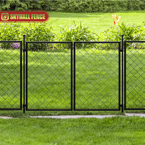 Đen PVC tráng mạ kẽm Chuỗi liên kết hàng rào 4ft 5ft 8ft kim cương lưới cho công viên vườn lĩnh vực thể thao - Product Image 6