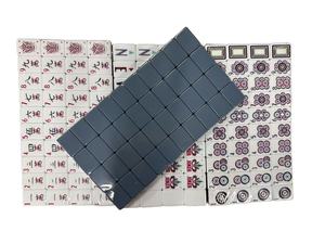 ไพ่นกกระจอกอะคริลิค 4 ชั้น ของแท้จากอเมริกา 160 ชิ้น แบบพับได้ พกพาสะดวก ทนทาน เป็นมิตรกับสิ่งแวดล้อม คุณภาพสูง สีน้ำเงินเข้ม - Product Image 5