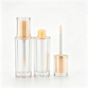 Flacon de brillant à lèvres transparent en PETG 5 ml avec bouchon à vis, conteneur cosmétique vide rechargeable pour baume à lèvres et maquillage - Product Image 3