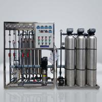 Système de traitement de l'eau par osmose inverse de 1 tonne/heure, système d'osmose inverse, filtration de l'eau, machines de purification d'eau automatiques