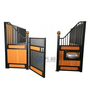 Cadre en acier galvanisé permanent personnalisé de 10 pieds Vente d'écuries de luxe Décalage préfabriqué pour chevaux et kits de grange pour chevaux - Product Image 5