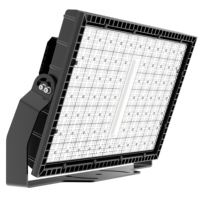 Garantie de 5 ans 1000W module unique projecteur LED blanc chaud lumières de stade de cricket moulage sous pression en aluminium IP65 notation ROHS
