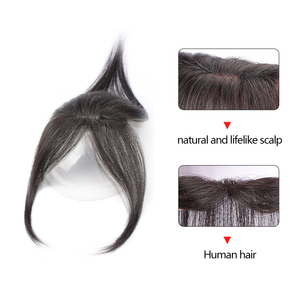 All'ingrosso naturale fronte frangia frangia capelli invisibile capelli umani Clip in <span class=keywords><strong>Extension</strong></span> per capelli Bang per le donne - Product Image 3
