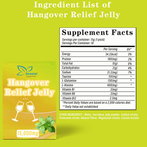 Jelly Pelindung Perut Sebelum Minum, Suplemen Kesehatan Hati, Pereda Mabuk, Stik Jelly Pereda Batuk, Terlaris - Product Image 2