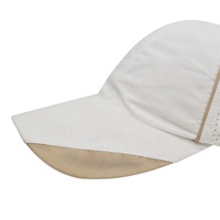 Casquette de baseball pour hommes personnalisée de haute qualité Panneau en caoutchouc Logo Performance Sport Papa Chapeau imperméable découpé au laser Trou perforé