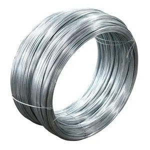 China Fábrica de Alta Resistência à Tração galvanizado fio de aço preço por kg 1.5mm 3mm 6 gauge galvanizado ferro aço oval fio