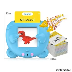 Custom montessori toys english learning machine flash cards for kids educational