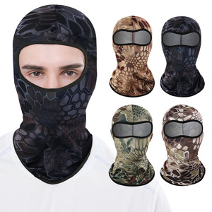 Python Print Face Mask Quick Drying Mesh Headgear Sports Cycling Unisex Sun Protection Helmet Liner Outdoor Riding Cover - Product Image 5