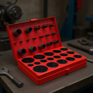 Kit de joints toriques NBR assortis, 419 pièces, avec boîte de rangement rouge, pour usage automobile et industriel - Product Image 2