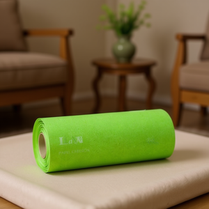 Papier crépon Ilan 50x200 cm vert pomme pour la décoration de la maison - Product Image 3