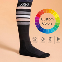 Chaussettes de sport respirantes pour hommes, chaussettes de sport athlétiques unisexes, chaussettes de marque personnalisées pour l'équitation, chaussettes d'équitation