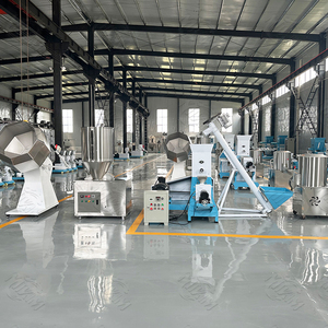 Machine d'extrudeuse flottante pour la fabrication de granulés expansés d'aliments pour poissons 500kg par heure Machines de traitement de ligne de production alimentaire de poissons pour animaux de compagnie - Product Image 2