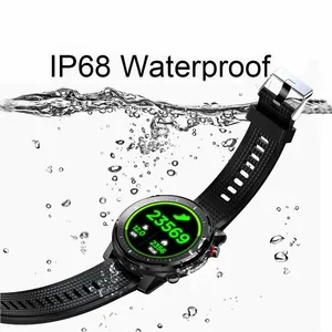 Akıllı saat L15 kalp hızı ekg BT kamera IP68 su geçirmez spor Smartwatch huawei Xiao mi Sum sung