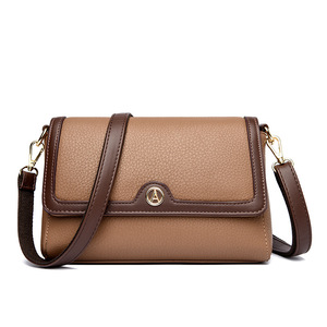 Bolso de Cuero PU Vintage para Mujer, Bolso de Mano Cuadrado de Moda, Bolsos de Hombro de Gran Capacidad para Mujer - Product Image 1