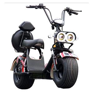 电瓶车电动车踏板车大宽轮胎电动摩托车迷你成人踏板车 - Product Image 1