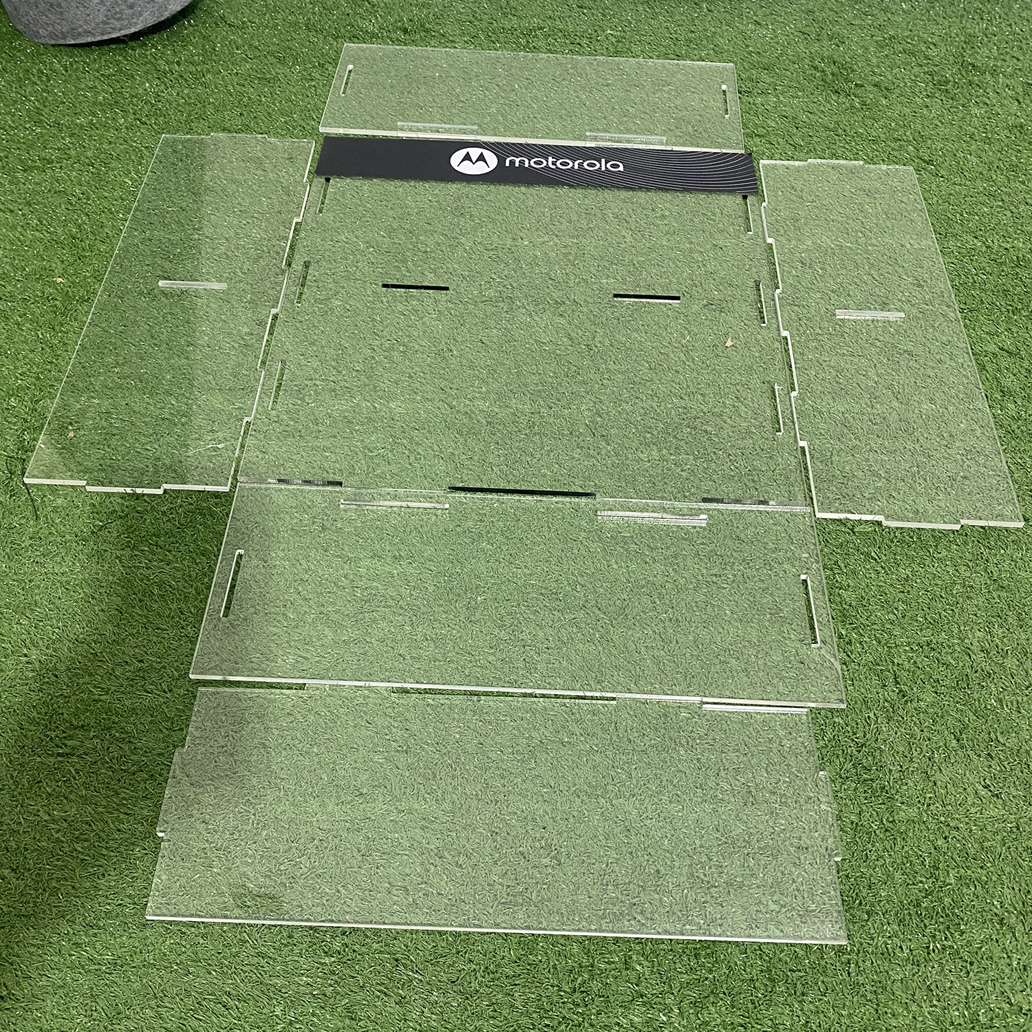 Customized Morden Acrylic Countertop Display Stand with Drawers Carton Packed for Retail Stores — view 3