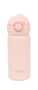 Gobelet isotherme pour enfants PINKAH Dinosaur 350 ml (12 oz) en acier inoxydable à double paroi, bouteille d'eau avec paille pour enfants et bébés avec poignée souple - Product Image 5