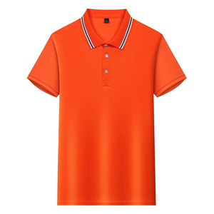 Camiseta Polo para Hombre, Azul, de Secado Rápido, Poliéster, Manga Corta, Color Sólido, Uniforme de Trabajo Personalizado con Impresión de Logotipo - Product Image 4