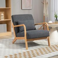 Fauteuil en velours et bois, style moderne et nordique, de luxe, pour salon, restaurant, café, hôtel, fauteuil d'appoint
