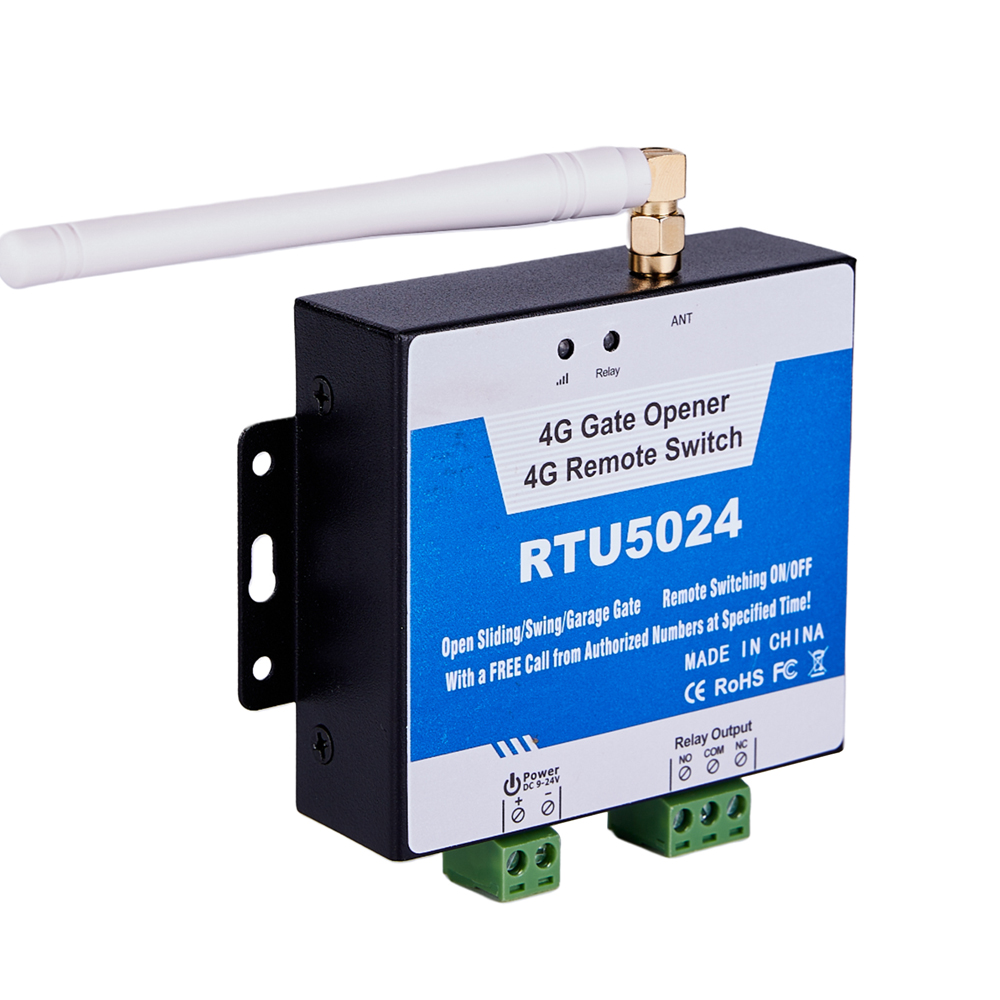 RTU5024 4G LTE SMS Бесплатный звонок доступ к двери беспроводной пульт дистанционного управления Открыватель ворот гаража Автоматическое Gsm реле Gsm Открыватель ворот