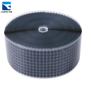 Puntos de sujeción de gancho y bucle de punto redondo adhesivo personalizado para juguetes educativos o pegatinas de libros con transparente - Product Image 3