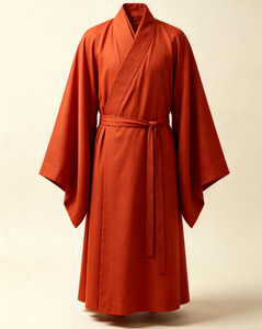 Bulk Order for 100% Polyester Monk Robe Fabric Matte <strong>Opaque</strong> Wrinkle Resistant Woven <strong>Cloth</strong> for Buddhist Kasaya Temple Apparel - Product Image 3