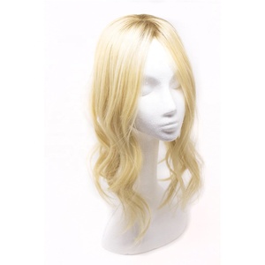 Prezzo di fabbrica dei <span class=keywords><strong>capelli</strong></span> umani parrucchino per le donne toppers <span class=keywords><strong>capelli</strong></span> umani del virgin europea bionda balayage colore <span class=keywords><strong>capelli</strong></span> pezzo superiore - Product Image 3