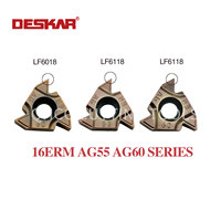 DESKAR Carbide Inserts 16ER 16ERMAG60 LF6118 Buttress Carbide Thread Inserts for Lathe Carbide Inserts Carbide Inserts Cutting
