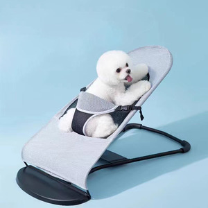 Rutsch fester Boden Schaukel stuhl für Haustiere Boden stehendes Schaukel bett Summer Pet Beds verstellbares klappbares Hunde bett - Product Image 3