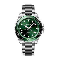 Montre de plongée mécanique automatique pour homme vintage avec logo personnalisé, faible MOQ, acier inoxydable 316l, montres mécaniques