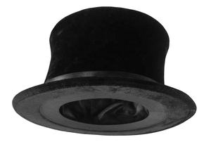 Danseurs adultes Costume Magique Pliant Pliable Pop-Up Magicien Noir Top Hat - Product Image 6