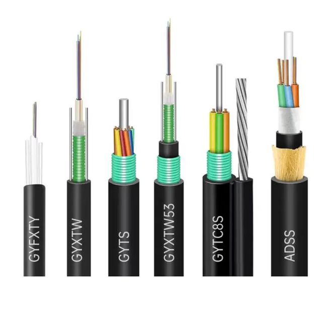 GYTS53 GYXTW GYTA Fiber Optic Amoured Cable 48 Cores 144Cores SM G657A1 MM OM2 OM3 Fiber Optic Cable