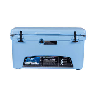 Glacière rotomoulée KUER-B 75Qt grande capacité, portable, pour pêche, camping, alimentation, réfrigérateur rectangulaire en LLDPE - Product Image 5