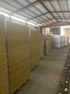 Moderno ignifugo isolamento termico lana di roccia parete pannelli del tetto in cotone ardesia insonorizzata per uso ospedaliero per uso in metallo - Product Image 3