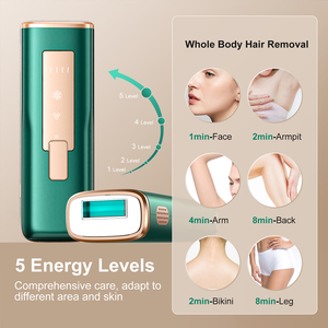 510K glace refroidissement combiné sans fil épilateur lumière Portable usage domestique indolore Permanent indolore Ipl dissolvant Laser épilation - Product Image 3