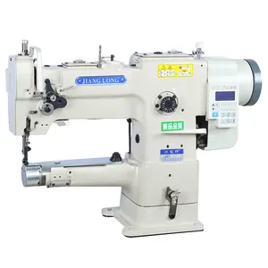 246 single needle auto pressure feet auto reverse direct drive lockstitch cylinder bed sewing machine for shoes