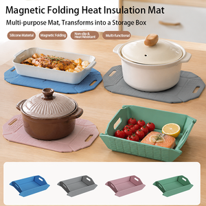 Multi-Functional Foldable Plastic Cutting <b>Mat</b> With Handles Non-Slip Oil Proof Food Grade Reusable Washable Durable Rectangle <b>Mat</b> - Product Image 4