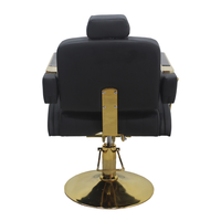 Chaise de barbier professionnelle inclinable de salon moderne Chaise de barbier inclinable de spa en tête