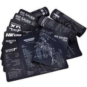Tapete de Limpeza de Arma de Fogo de Alta Qualidade e Tamanho Personalizado, Tapete de Mesa Grande de Borracha, Impermeável, Antiderrapante e à Prova de Arranhões - Product Image 1